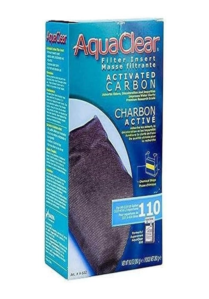 AquaClear 110 Activated Carbon Filter Insert for Freshwater and Saltwater Aquariums - Image 1